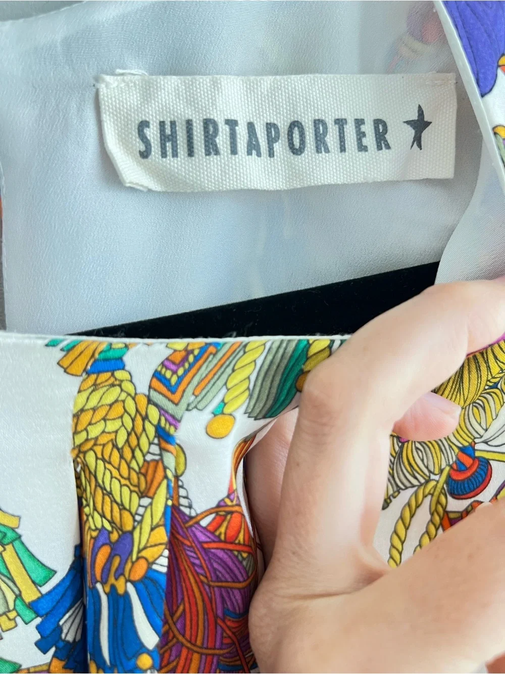 Shirtaporter multi colored silk sleeveless floral striped dress size small It 40
